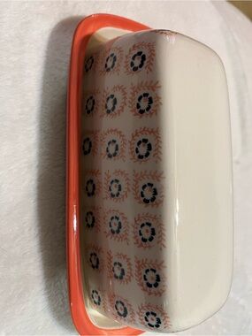 Threshold stoneware butter dish